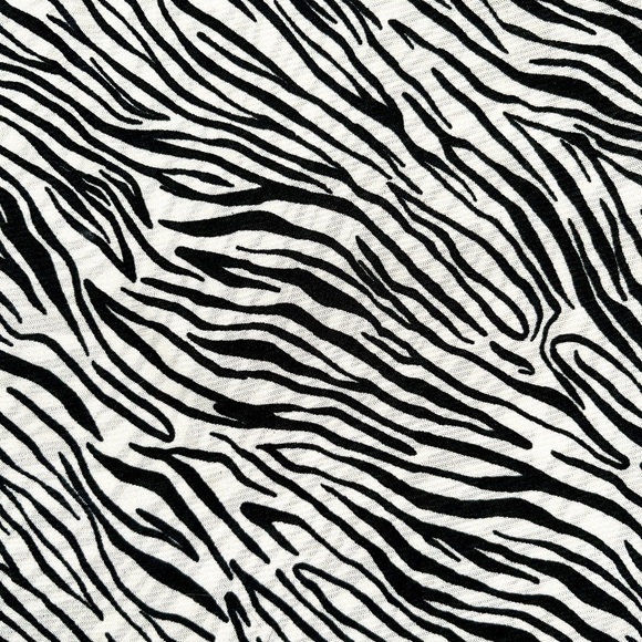 Vintage 90’s Y2K plus size zebra print semi sheer long sleeve blouse - Picture 2 of 7